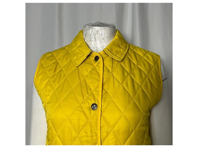 Burberry London Steppweste aus gelbem Polyester - Ansicht 11