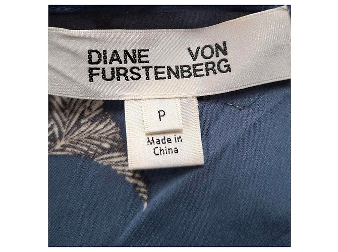 Abito Mini Patchwork in Seta Multicolore di Diane von Furstenberg - vista 3