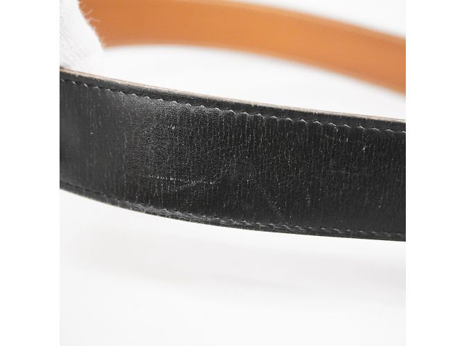 Cintura Constance di Hermès in nero e oro D'oro - vista 11