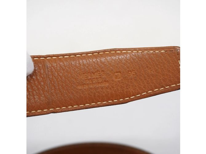 Cintura Constance di Hermès in nero e oro D'oro - vista 2