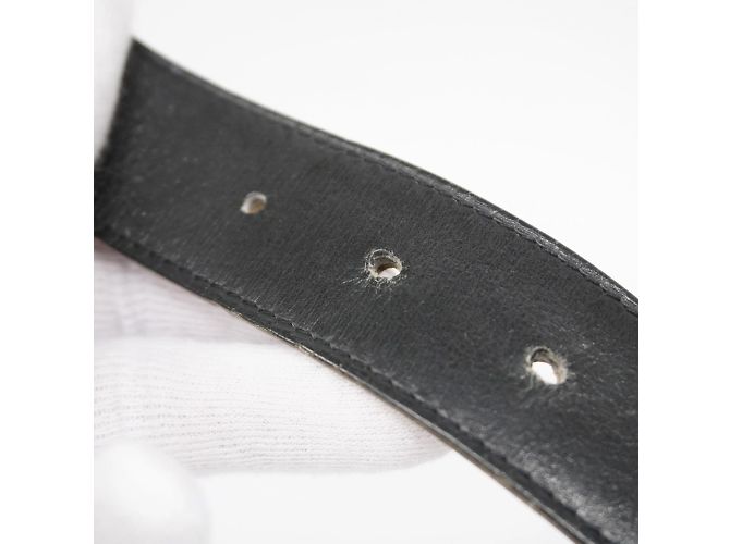 Cintura Constance di Hermès in nero e oro D'oro - vista 7