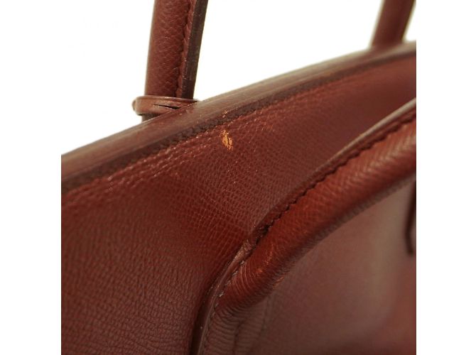Hermès Borsa Hermes Birkin 40 in Marrone Scuro - vista 10