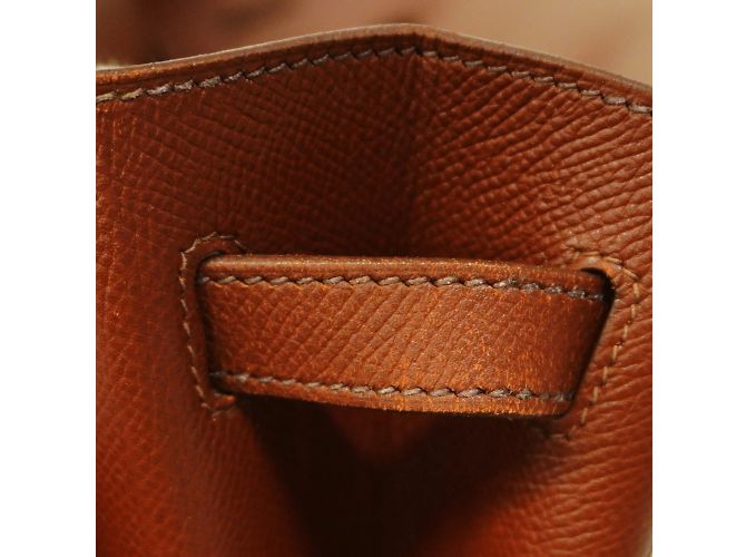 Hermès Borsa Hermes Birkin 40 in Marrone Scuro - vista 13