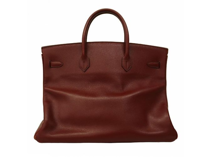 Hermès Borsa Hermes Birkin 40 in Marrone Scuro - vista 18