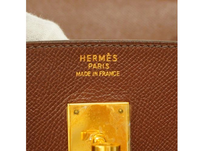 Hermès Borsa Hermes Birkin 40 in Marrone Scuro - vista 5