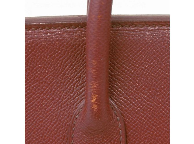 Hermès Borsa Hermes Birkin 40 in Marrone Scuro - vista 7