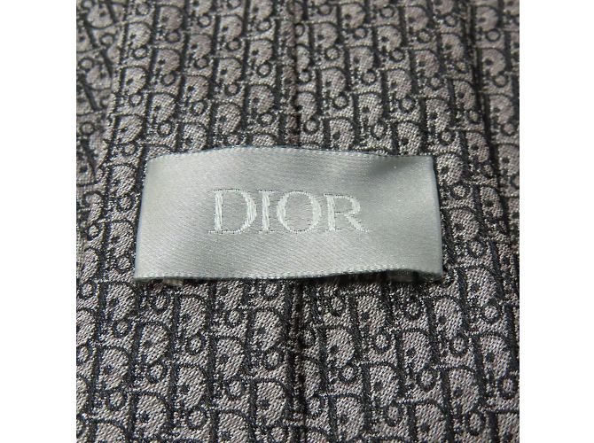 Gravata de seda cinza Christian Dior - vista 4