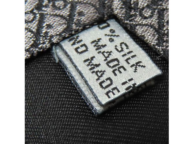 Gravata de seda cinza Christian Dior - vista 5