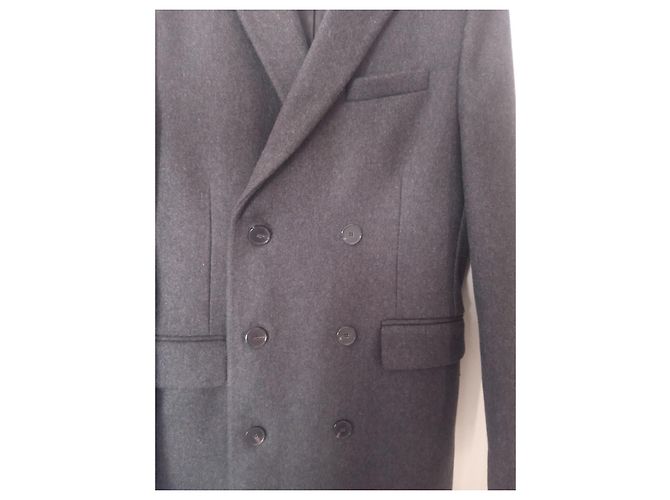Wool coat GRY01 The Kooples Dark grey - view 10