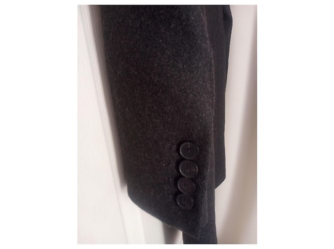 Wool coat GRY01 The Kooples Dark grey - view 13