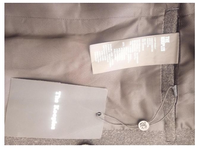 Wool coat GRY01 The Kooples Dark grey - view 4