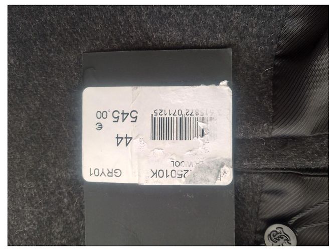 Wool coat GRY01 The Kooples Dark grey - view 6