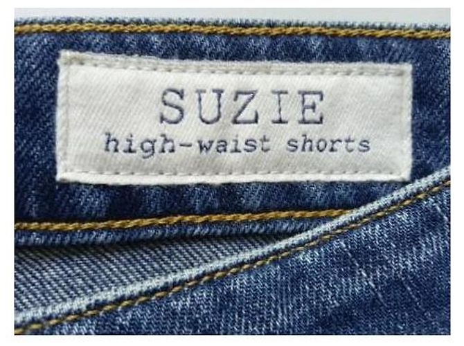 Pantaloncini Mauro Grifoni in cotone blu - vista 3