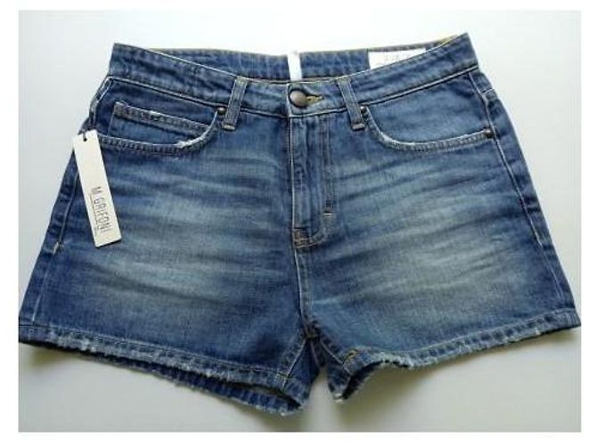 Pantaloncini Mauro Grifoni in cotone blu - vista 8