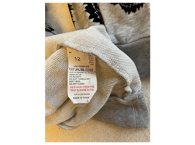 Kenzo Mädchen Pullover aus Baumwolle Grau Dunkelblau 12 Jahre Marineblau - Ansicht 6