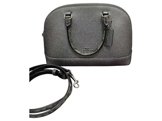 Borsa Coach Mini Sierra Argento Pelle Stampa Serpente - vista 2