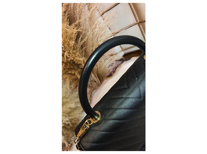 Borsa Chanel in pelle nera Nero - vista 8