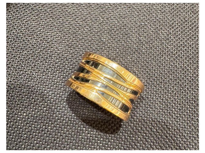 Bulgari Ring aus Roségold und Keramik Größe 56 Schwarz - Ansicht 10