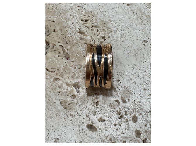 Bulgari Ring aus Roségold und Keramik Größe 56 Schwarz - Ansicht 5