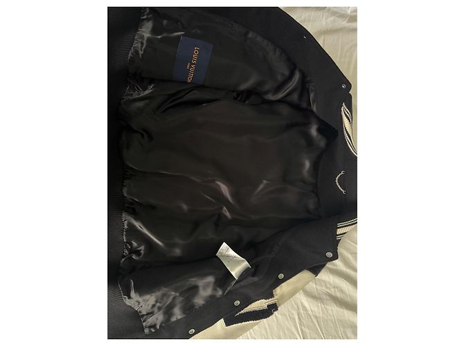 Giacca Varsity Louis Vuitton Nero - vista 10