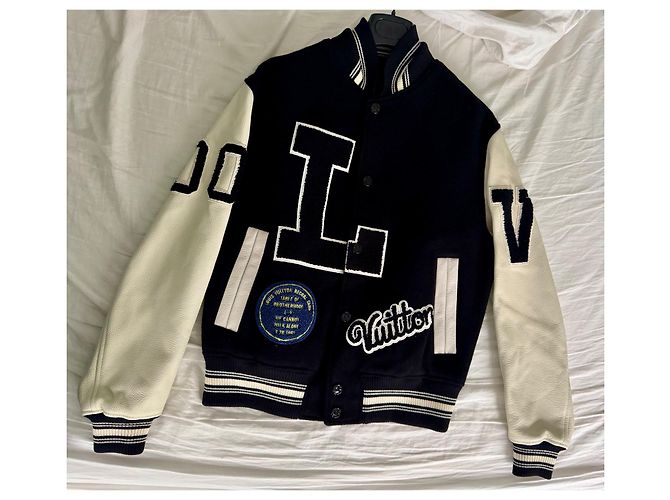 Giacca Varsity Louis Vuitton Nero - vista 2