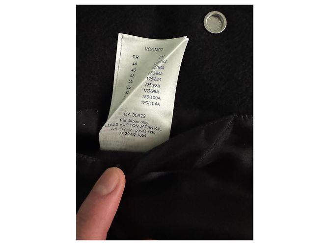 Giacca Varsity Louis Vuitton Nero - vista 8