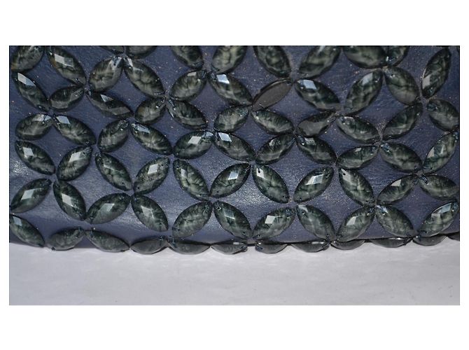 Borsa a spalla Ermanno Scervino blu in pelle vegana - vista 2