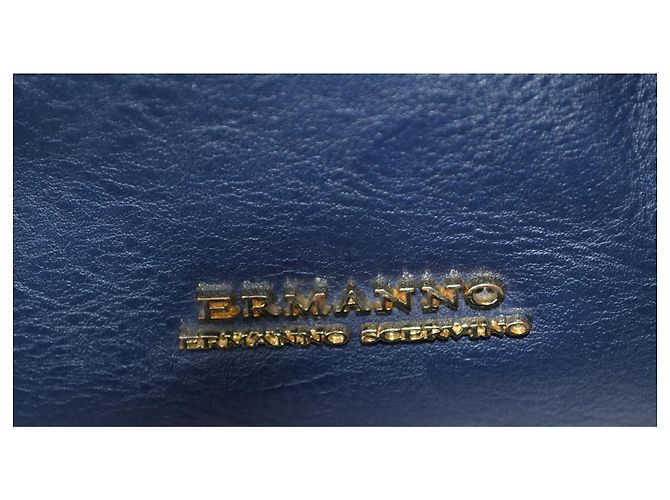 Borsa a spalla Ermanno Scervino blu in pelle vegana - vista 4