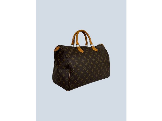 Bolsa de mão Louis Vuitton Speedy 35 em lona Monogram. Castanho escuro - vista 2