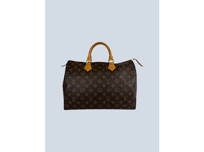 Bolsa de mão Louis Vuitton Speedy 35 em lona Monogram. Castanho escuro - vista 5