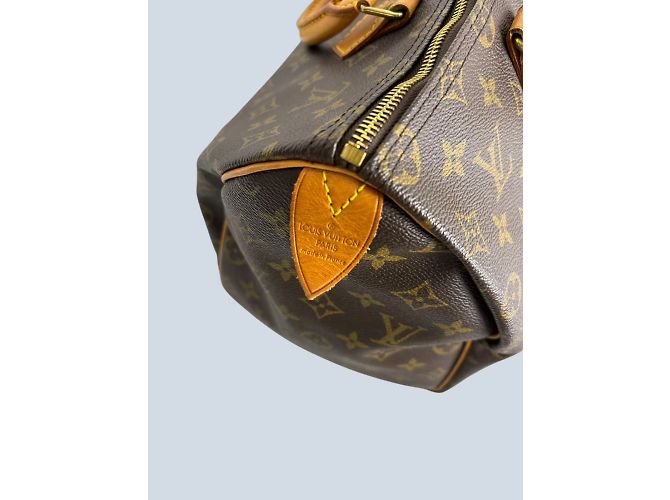 Bolsa de mão Louis Vuitton Speedy 35 em lona Monogram. Castanho escuro - vista 8