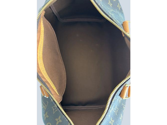 Bolsa de mão Louis Vuitton Speedy 35 em lona Monogram. Castanho escuro - vista 9