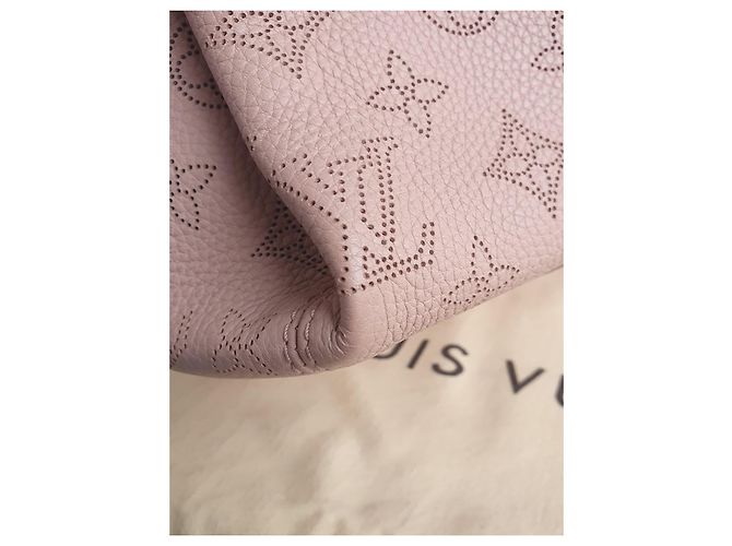 Louis Vuitton Borsa a Spalla Babylone Mahina Rosa - vista 11
