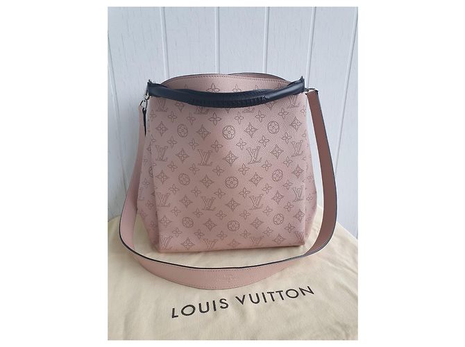 Louis Vuitton Borsa a Spalla Babylone Mahina Rosa - vista 2
