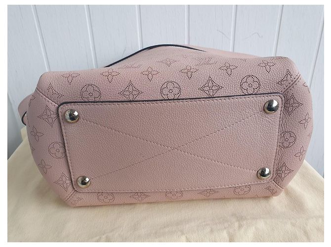 Louis Vuitton Borsa a Spalla Babylone Mahina Rosa - vista 4