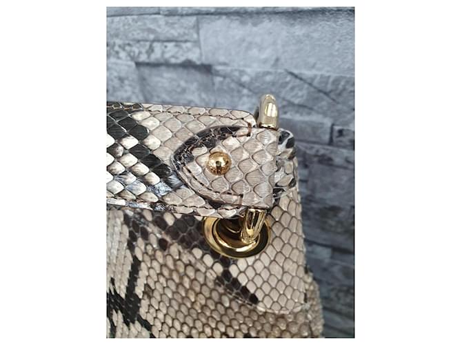 Galliera Louis Vuitton Borsa a Spalla in Pelle Python Galleria GM - vista 10
