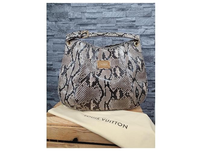 Galliera Louis Vuitton Borsa a Spalla in Pelle Python Galleria GM - vista 2