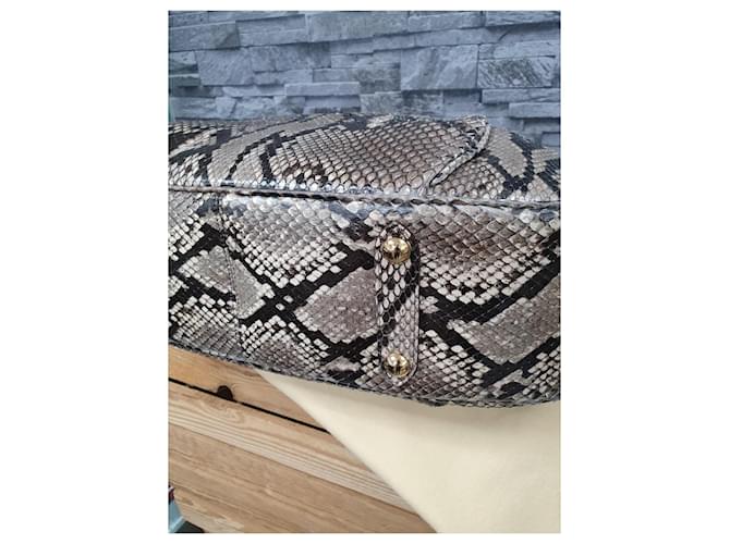 Galliera Louis Vuitton Borsa a Spalla in Pelle Python Galleria GM - vista 5