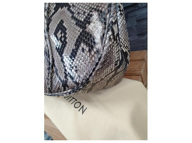 Galliera Louis Vuitton Borsa a Spalla in Pelle Python Galleria GM - vista 6