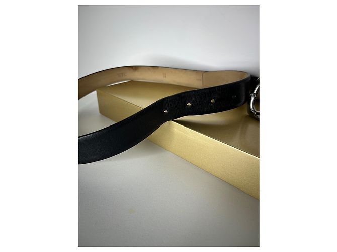 Chanel Herren Gürtel Größe 95cm Schwarz - Ansicht 7