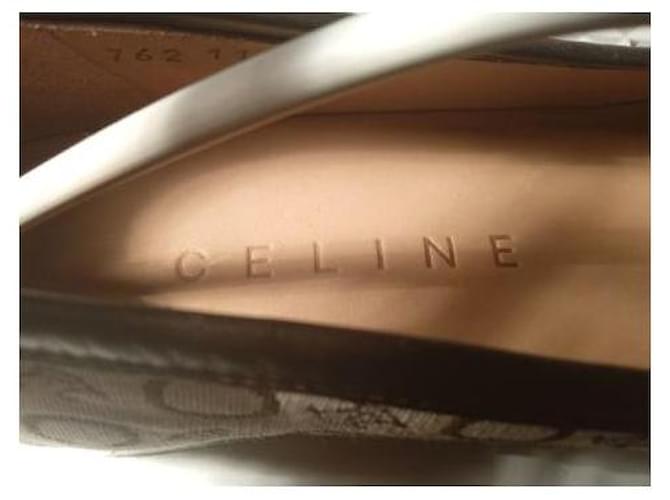 Mocassini Monogramma Céline Beige - vista 5