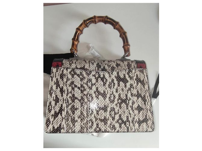 Bolsa de mão Gucci Lilith em pele de python Impressão em python - vista 11