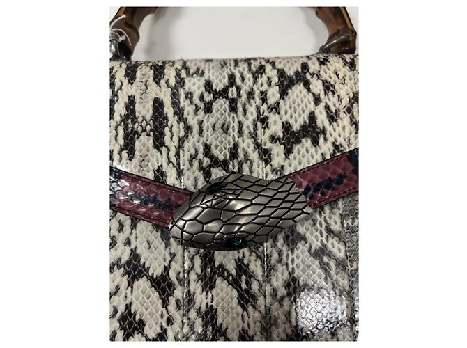 Bolsa de mão Gucci Lilith em pele de python Impressão em python - vista 2