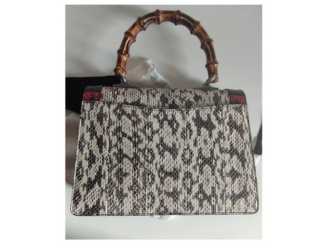 Bolsa de mão Gucci Lilith em pele de python Impressão em python - vista 4