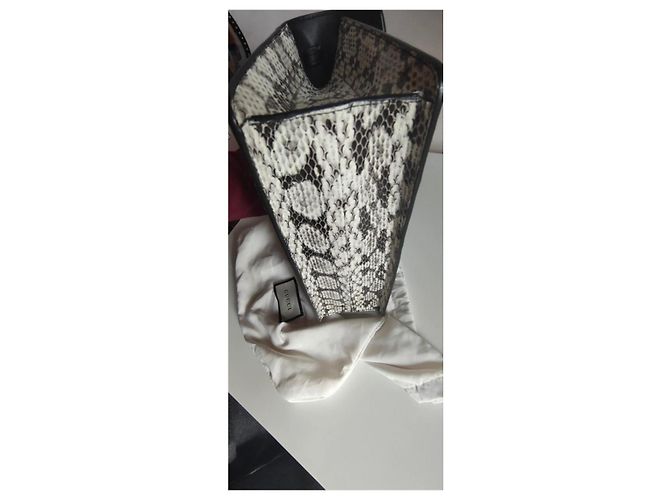 Bolsa de mão Gucci Lilith em pele de python Impressão em python - vista 5