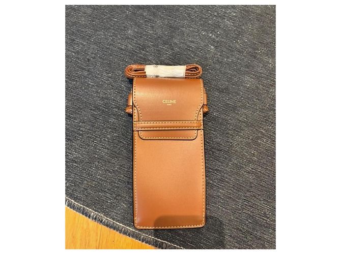 All Soft Céline Clutch Tasche Leder Camel Kamel - Ansicht 2