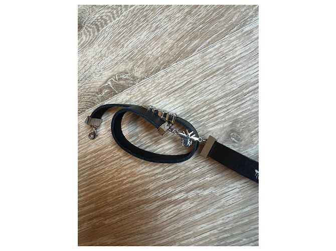Bracciale Dior a doppio giro ape Argento Silver hardware - vista 7