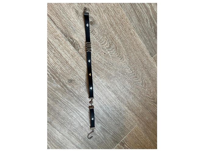 Bracciale Dior a doppio giro ape Argento Silver hardware - vista 8