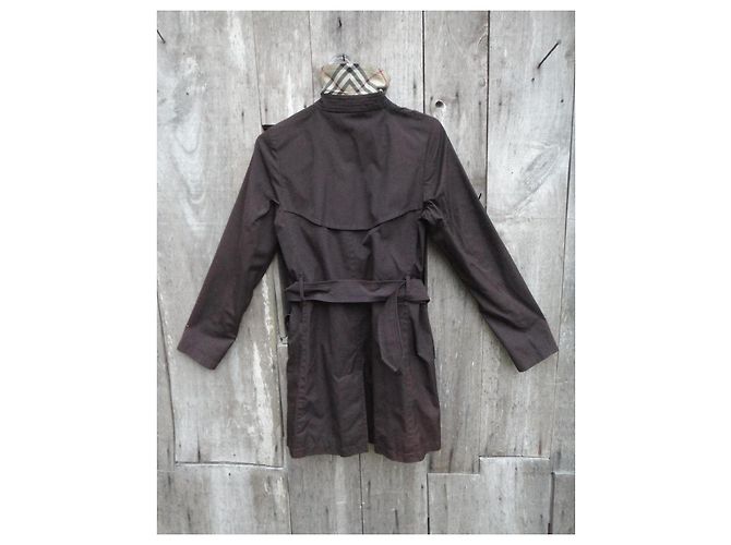 Gabardina Burberry London Marrón Oscuro - vista 2