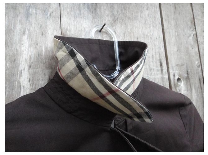 Gabardina Burberry London Marrón Oscuro - vista 5